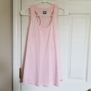 Fila light pink workout tank